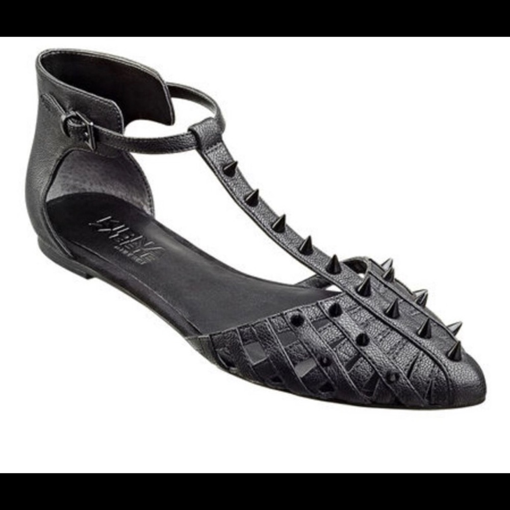 NINE WEST KIRNA ZABETE LEATHER SANDALS